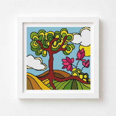 A Day in Summer Cross Stitch Pattern