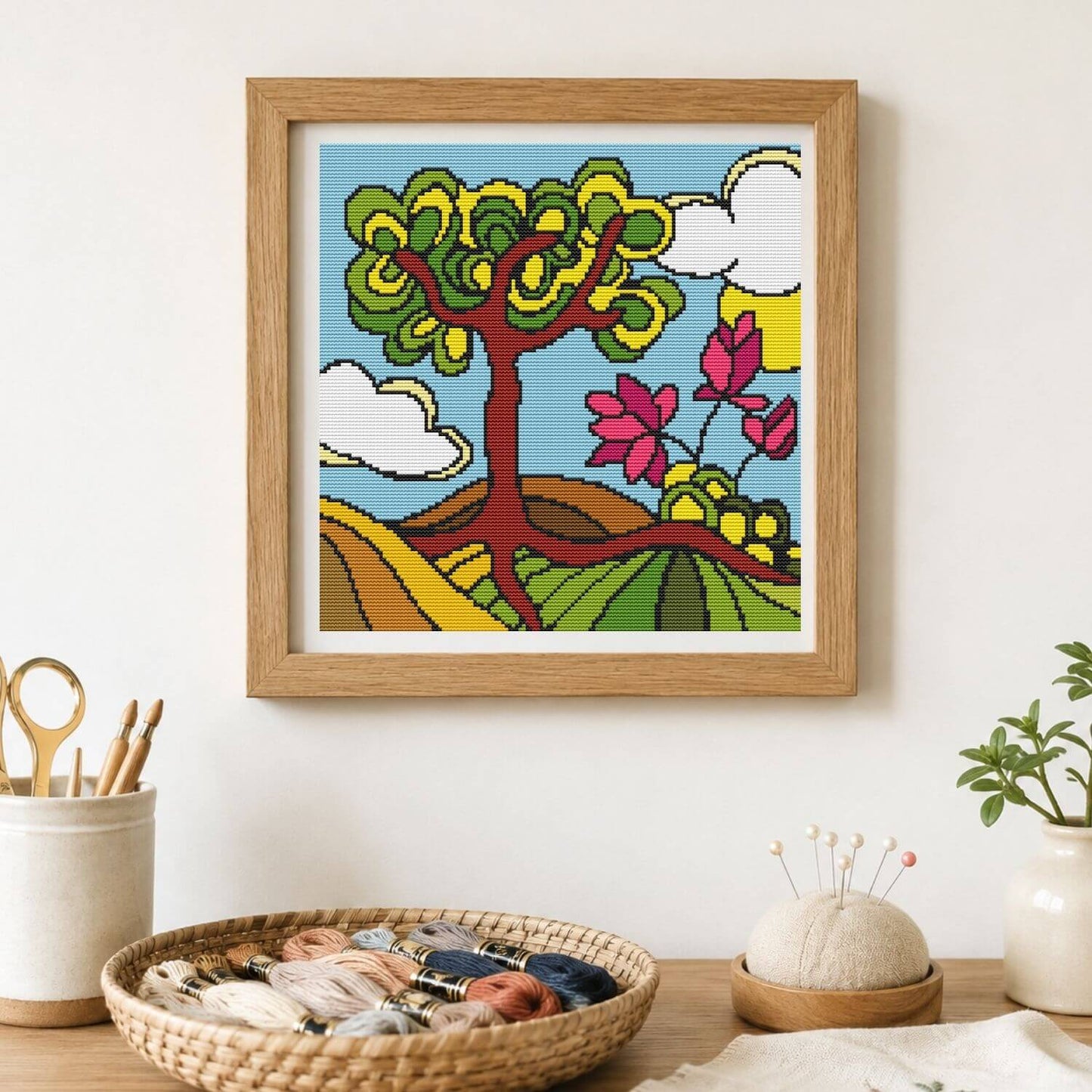 A Day in Summer Cross Stitch Pattern - Premium Cross Stitch Pattern - The Art of Stitch