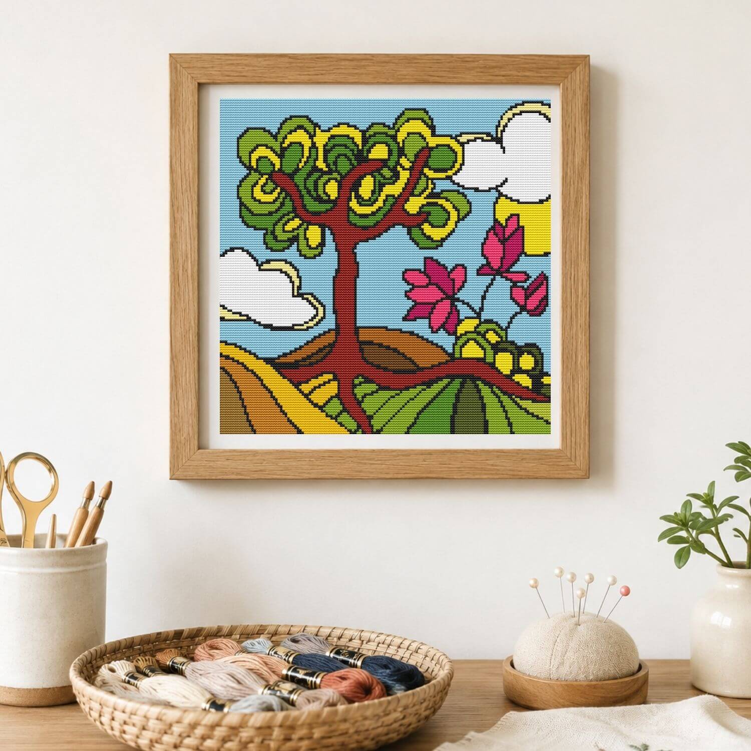 A Day in Summer Cross Stitch Pattern - Premium Cross Stitch Pattern - The Art of Stitch
