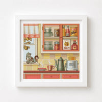 In The Kitchen Cross Stitch Kit - Premium Cross Stitch Kit - The Art of Stitch