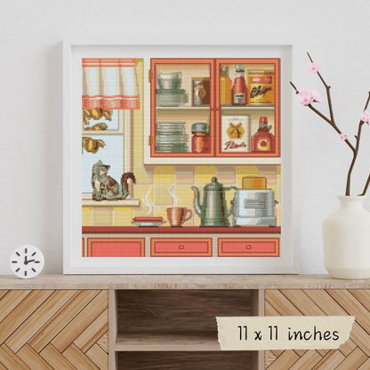 In The Kitchen Cross Stitch Pattern