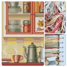 In The Kitchen Cross Stitch Kit - Premium Cross Stitch Kit - The Art of Stitch
