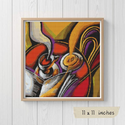 Coffee Craze Cross Stitch Pattern