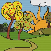 The Sun is Rising Cross Stitch Kit - Premium Cross Stitch Kit - The Art of Stitch