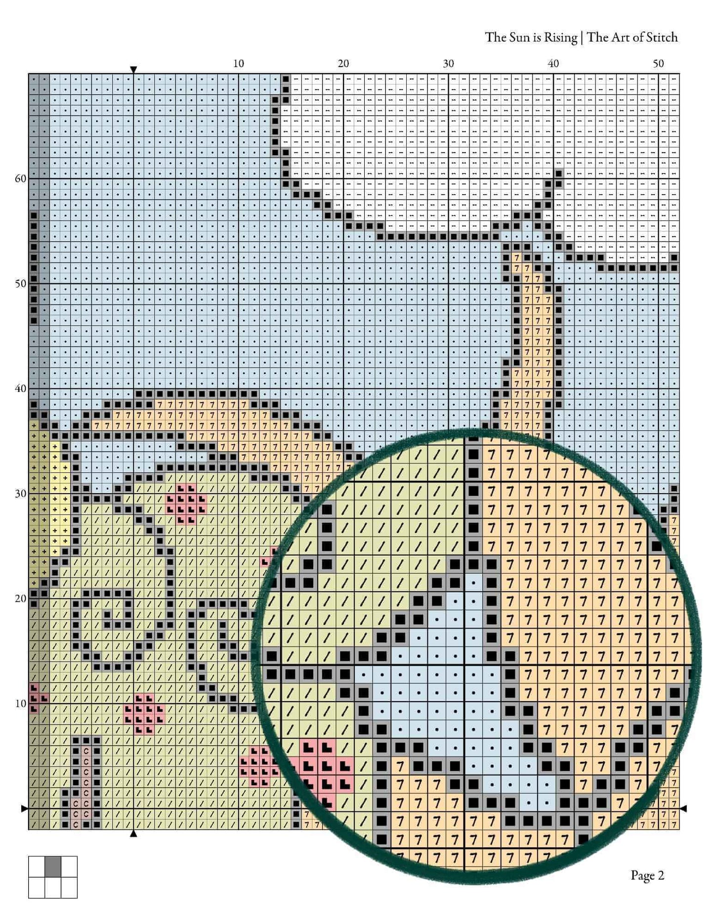 The Sun is Rising Cross Stitch Kit - Premium Cross Stitch Kit - The Art of Stitch