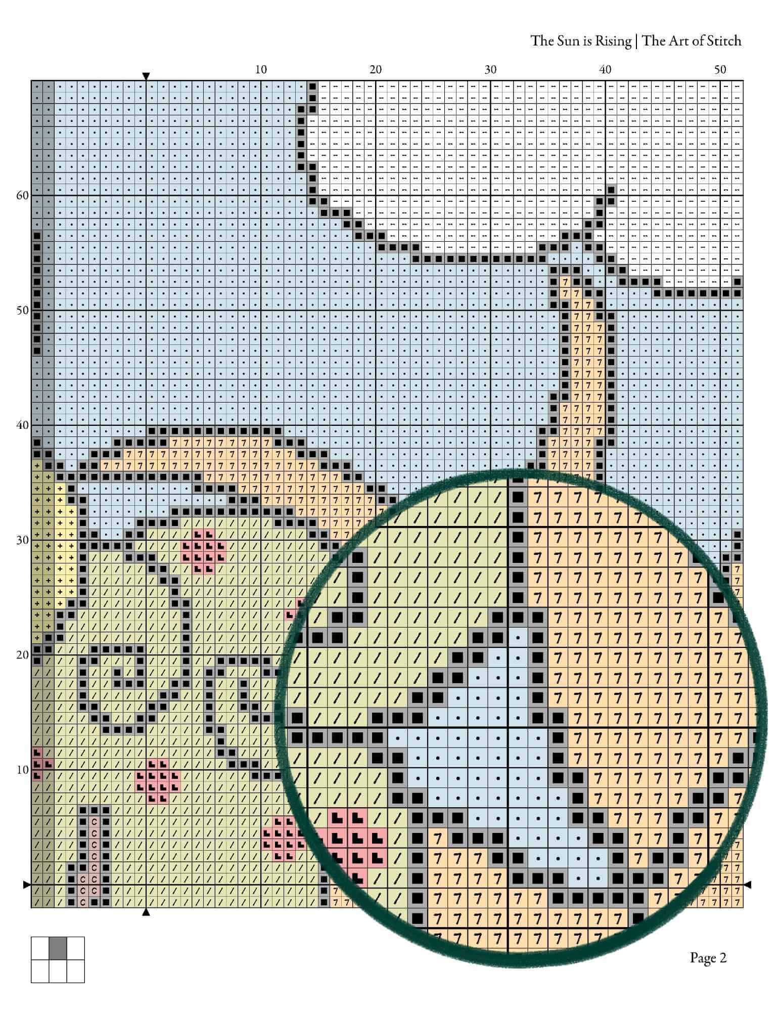 The Sun is Rising Cross Stitch Kit - Premium Cross Stitch Kit - The Art of Stitch