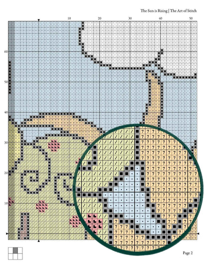 The Sun is Rising Cross Stitch Kit - Premium Cross Stitch Kit - The Art of Stitch