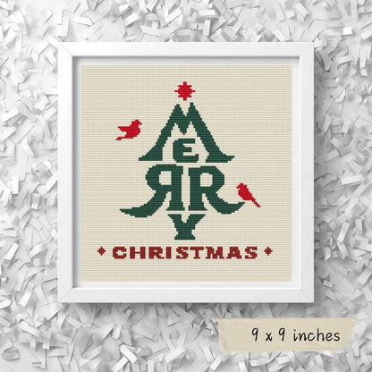 Merry Christmas Cross Stitch Kit
