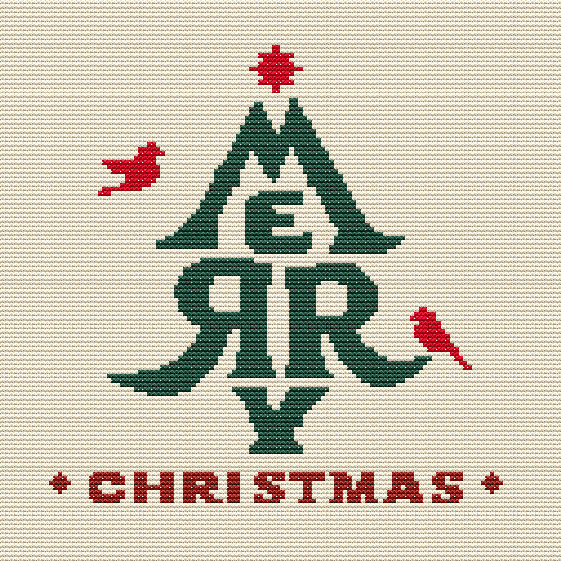 Merry Christmas Cross Stitch Kit | The Art of Stitch