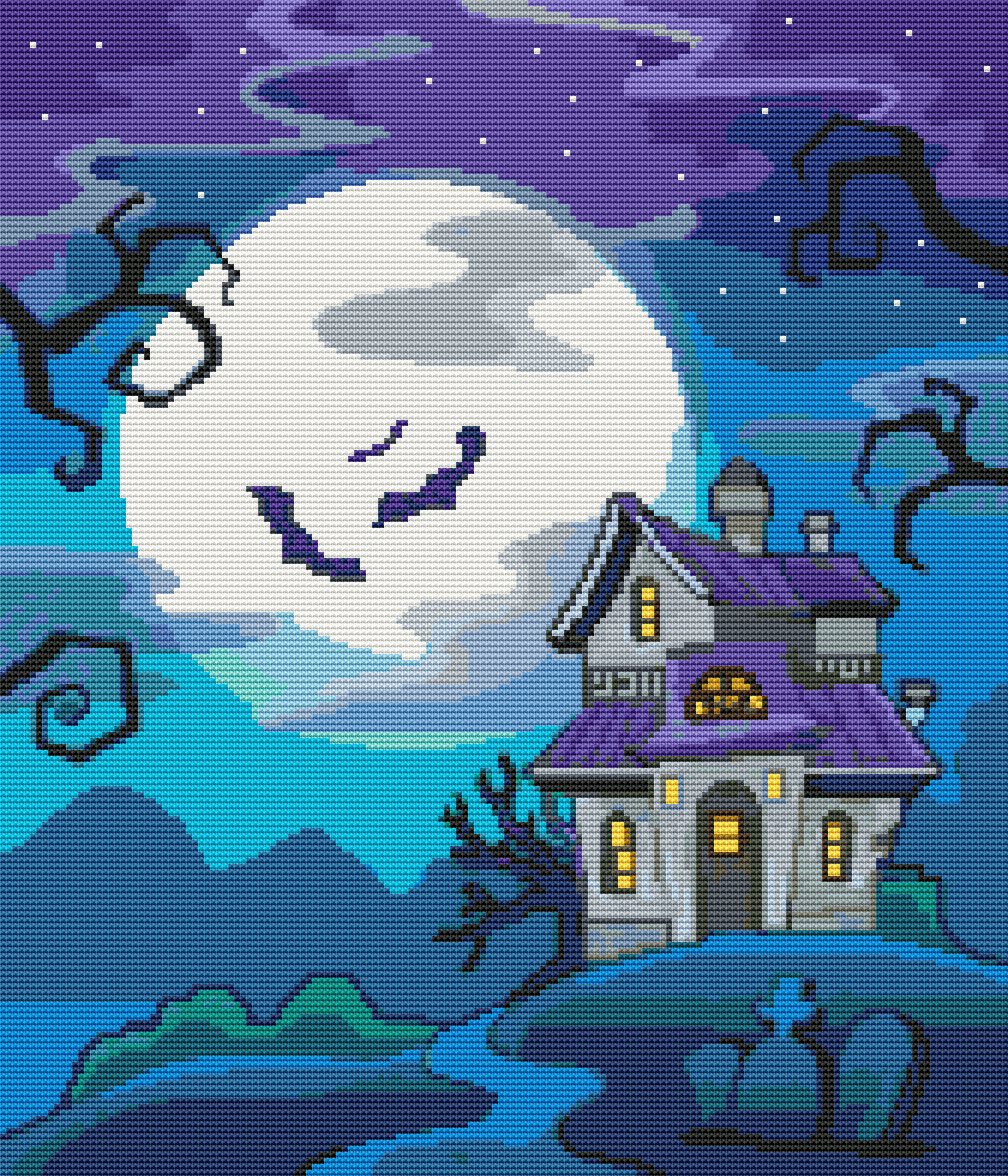 All Hallow's Eve Cross Stitch Kit | The Art of Stitch