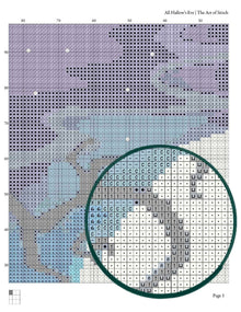 All Hallow's Eve Cross Stitch Kit - Premium Cross Stitch Kit - The Art of Stitch