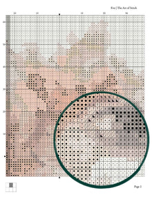The Elements Series: Fire Cross Stitch Kit - Premium Cross Stitch Kit - The Art of Stitch