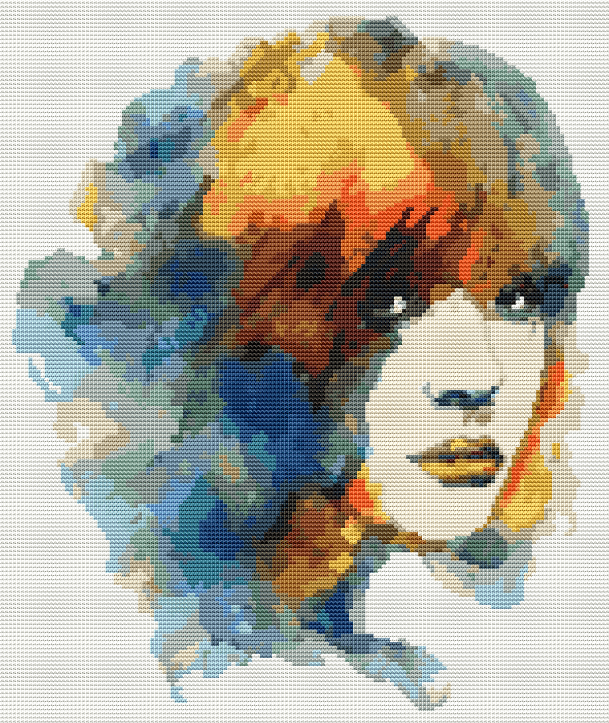 The Elements: Water Cross Stitch Kit - The Art of Cross Stitch