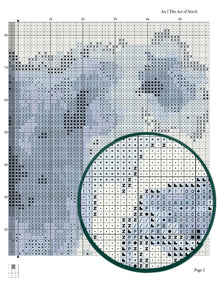 The Elements Series: Air Cross Stitch Kit - Premium Cross Stitch Kit - The Art of Stitch