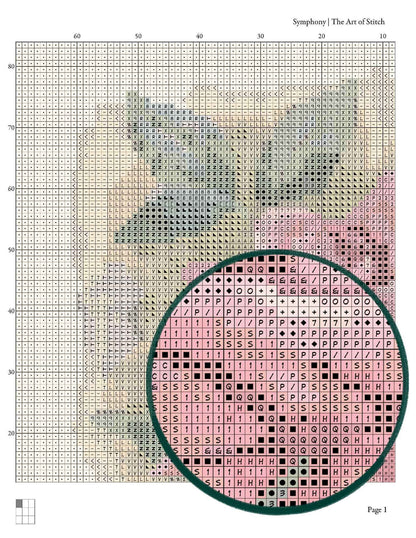 Symphony Cross Stitch Kit - Premium Cross Stitch Kit - The Art of Stitch