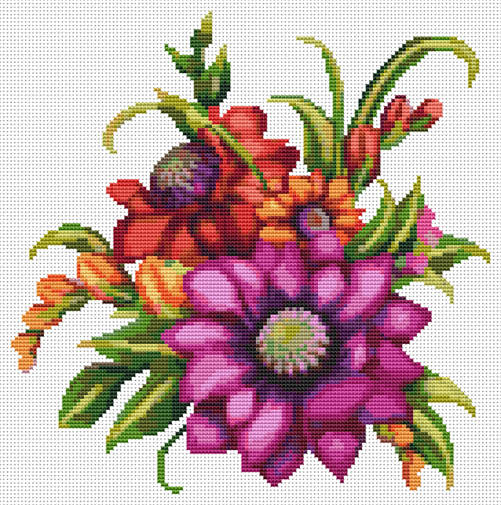 Serenade Cross Stitch Kit - Premium Cross Stitch Kit - The Art of Stitch