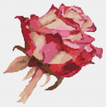 Red Rose Cross Stitch Pattern by The Art of Stitch