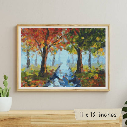 The Fall Cross Stitch Kit