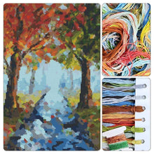 The Fall Cross Stitch Kit - Premium Cross Stitch Kit - The Art of Stitch