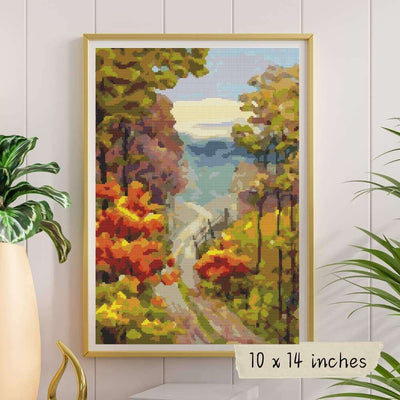 A Walk in the Countryside Cross Stitch Pattern