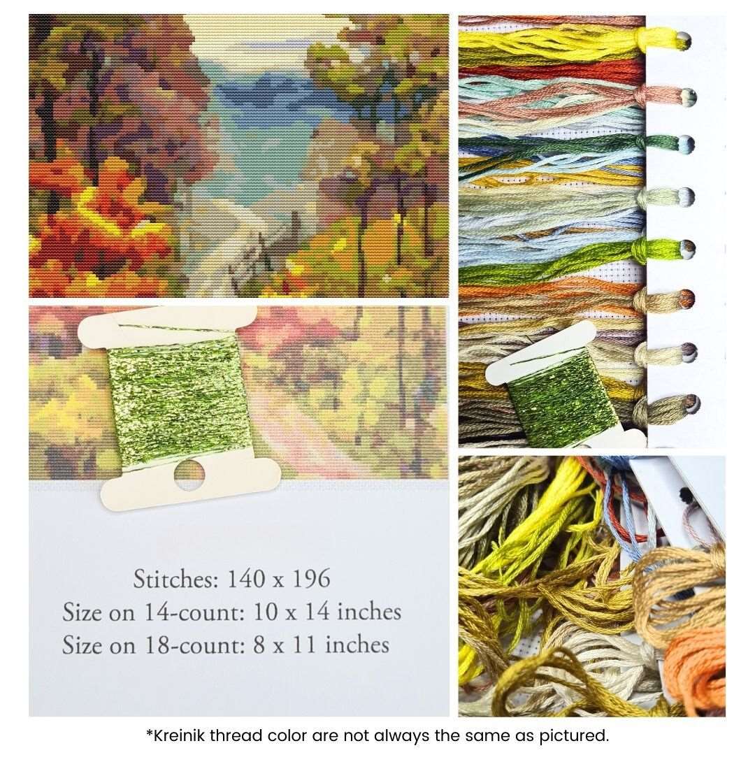 A Walk in the Countryside Cross Stitch Kit | The Art of Stitch