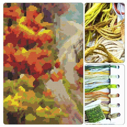 A Walk in the Countryside Cross Stitch Kit