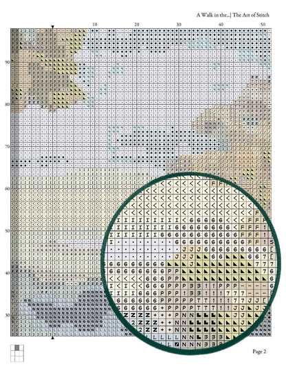 A Walk in the Countryside Cross Stitch Kit - Premium Cross Stitch Kit - The Art of Stitch