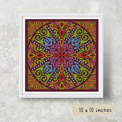 Mandala Series: Memories Cross Stitch Pattern