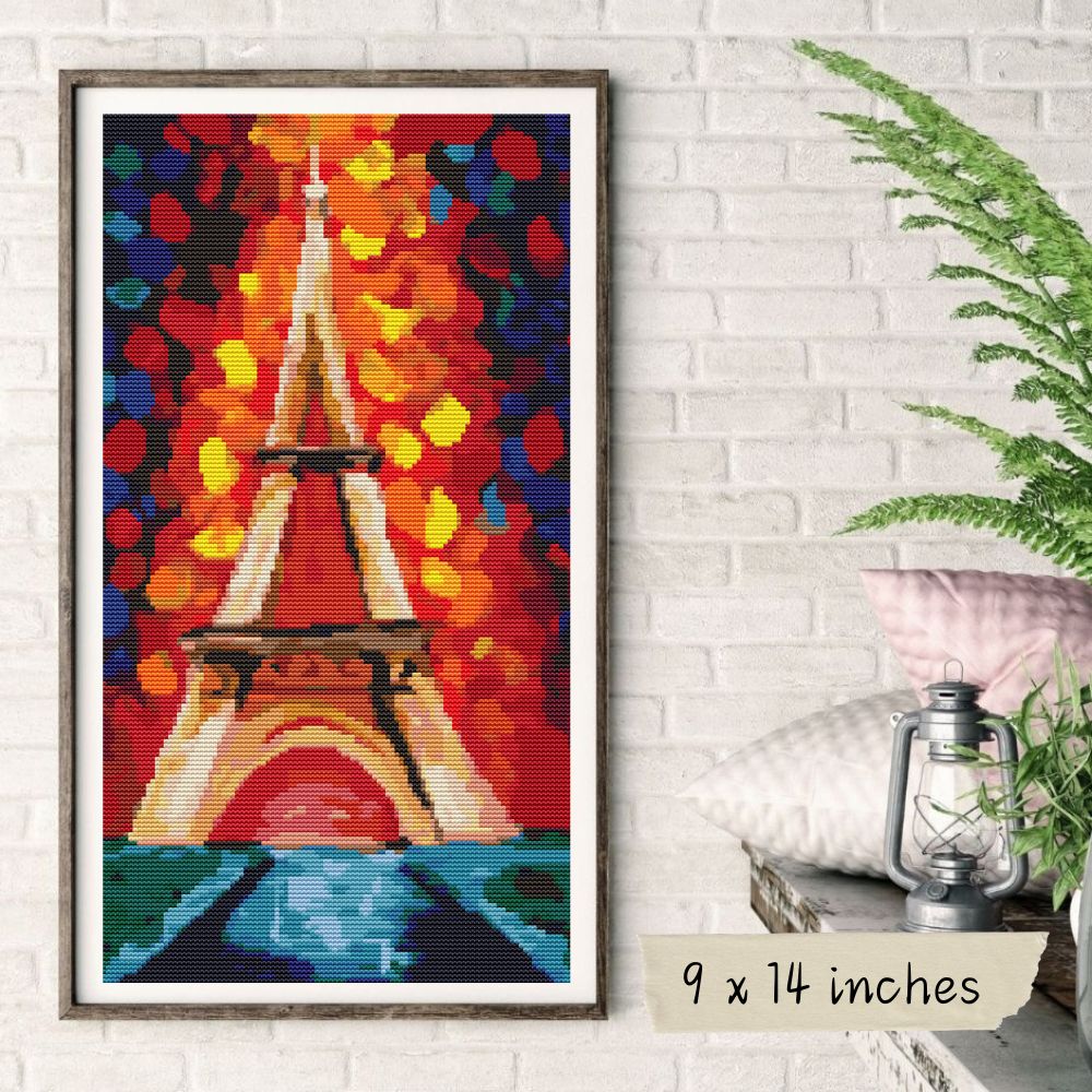 The Colors of Paris Cross Stitch Kit | The Art of Stitch