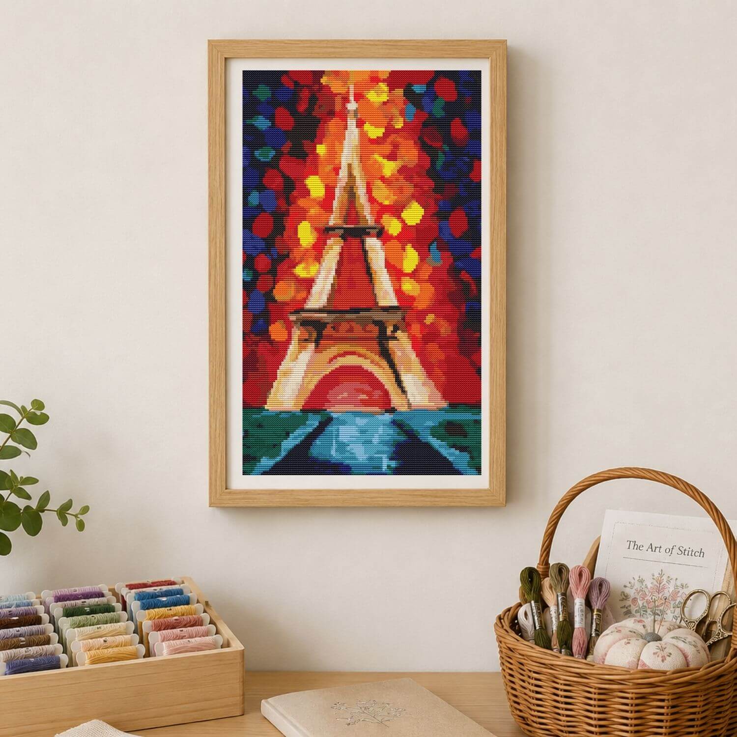 The Colors of Paris Cross Stitch Pattern - Premium Cross Stitch Pattern - The Art of Stitch