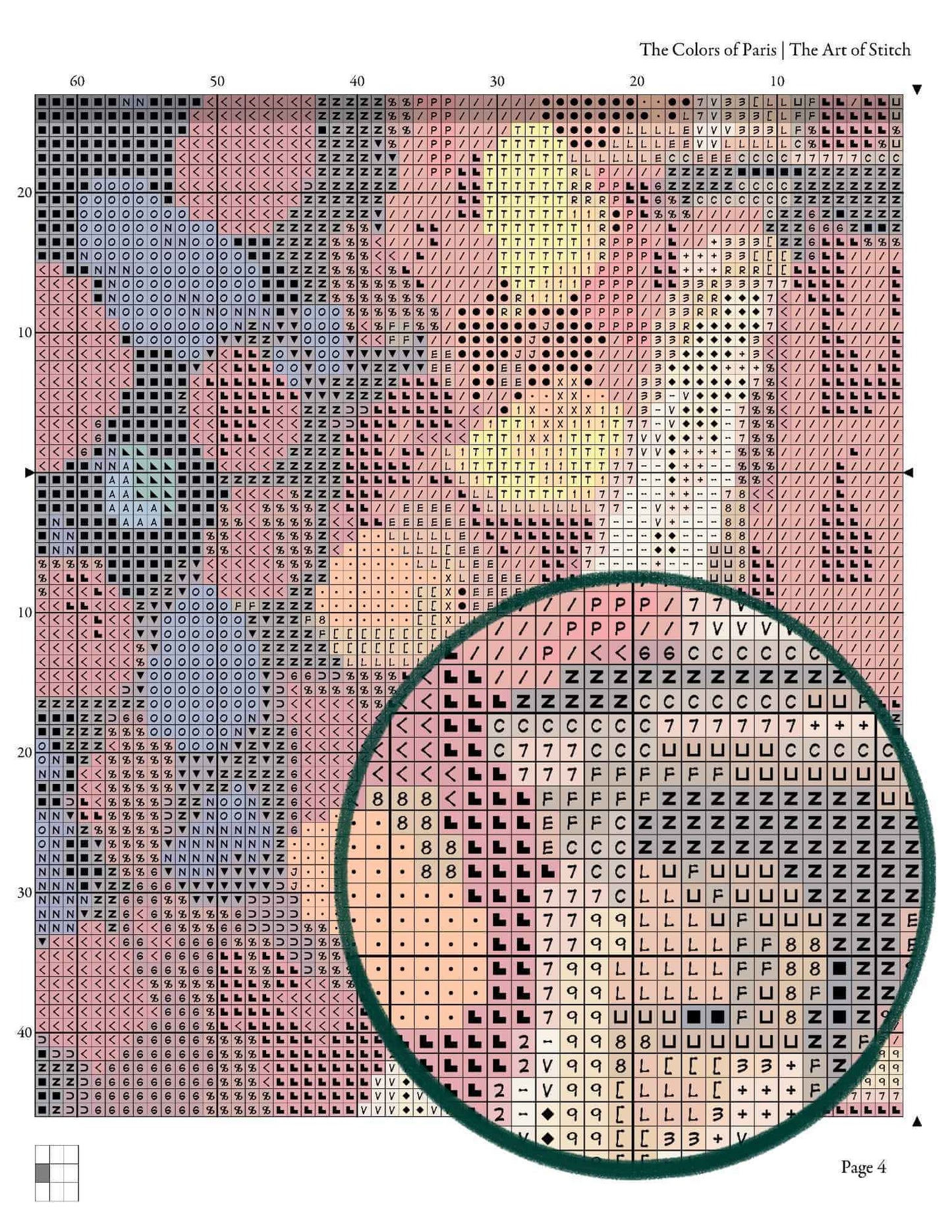 The Colors of Paris Cross Stitch Kit - Premium Cross Stitch Kit - The Art of Stitch