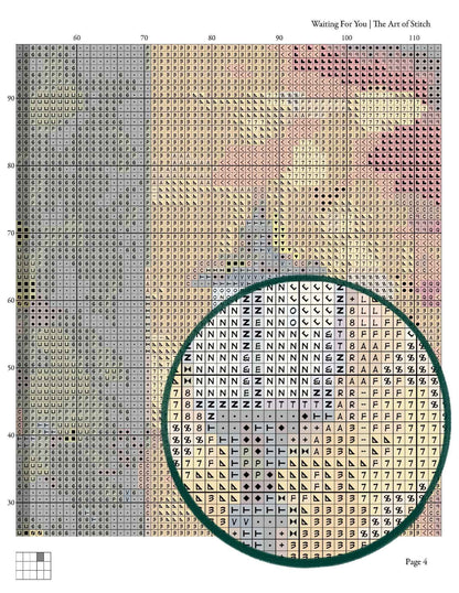 Waiting For You Cross Stitch Pattern
