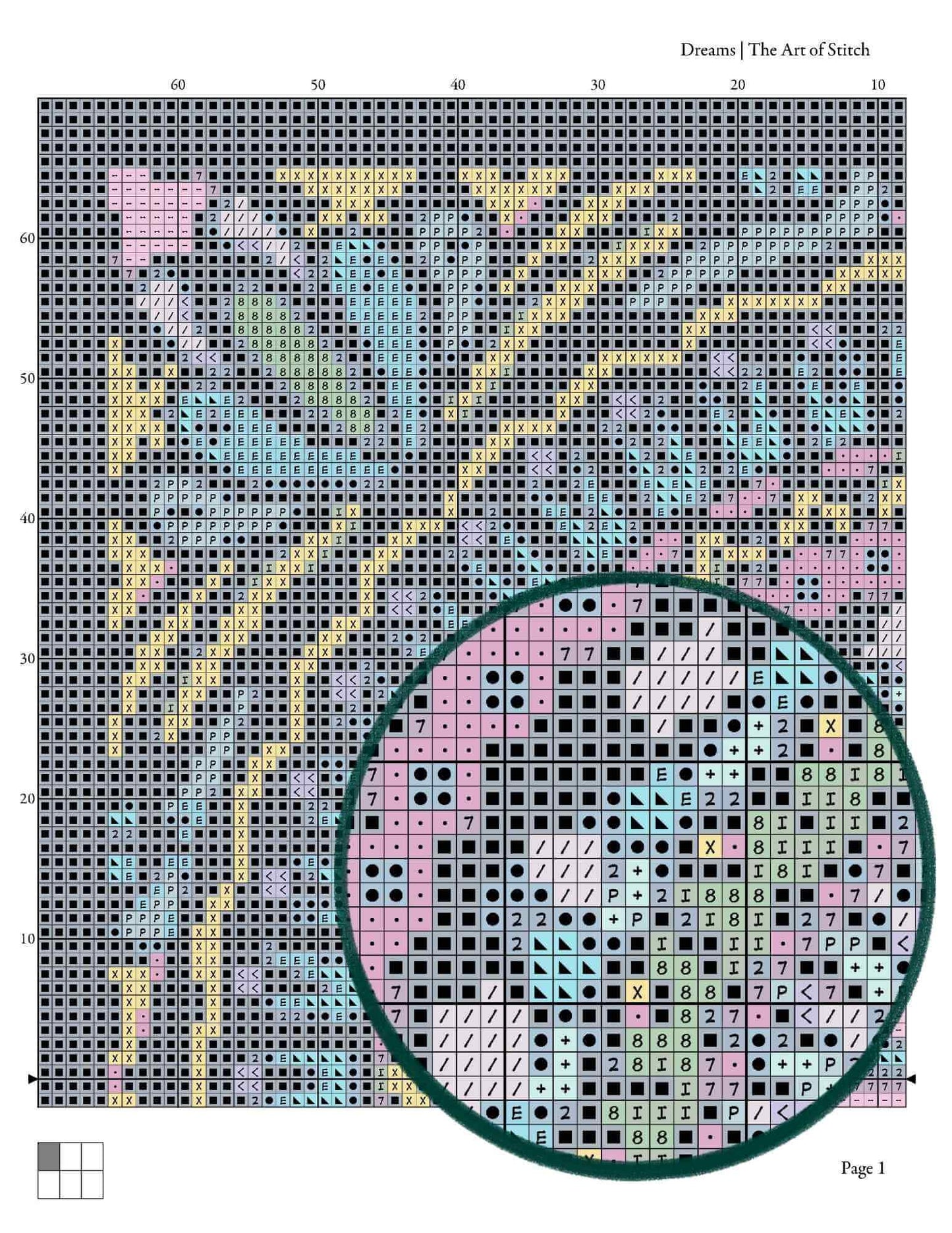 Mandala Series: Dreams Cross Stitch Kit - Premium Cross Stitch Kit - The Art of Stitch