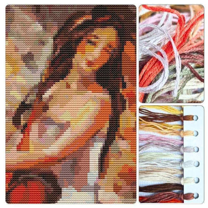 The Cellist Cross Stitch Kit