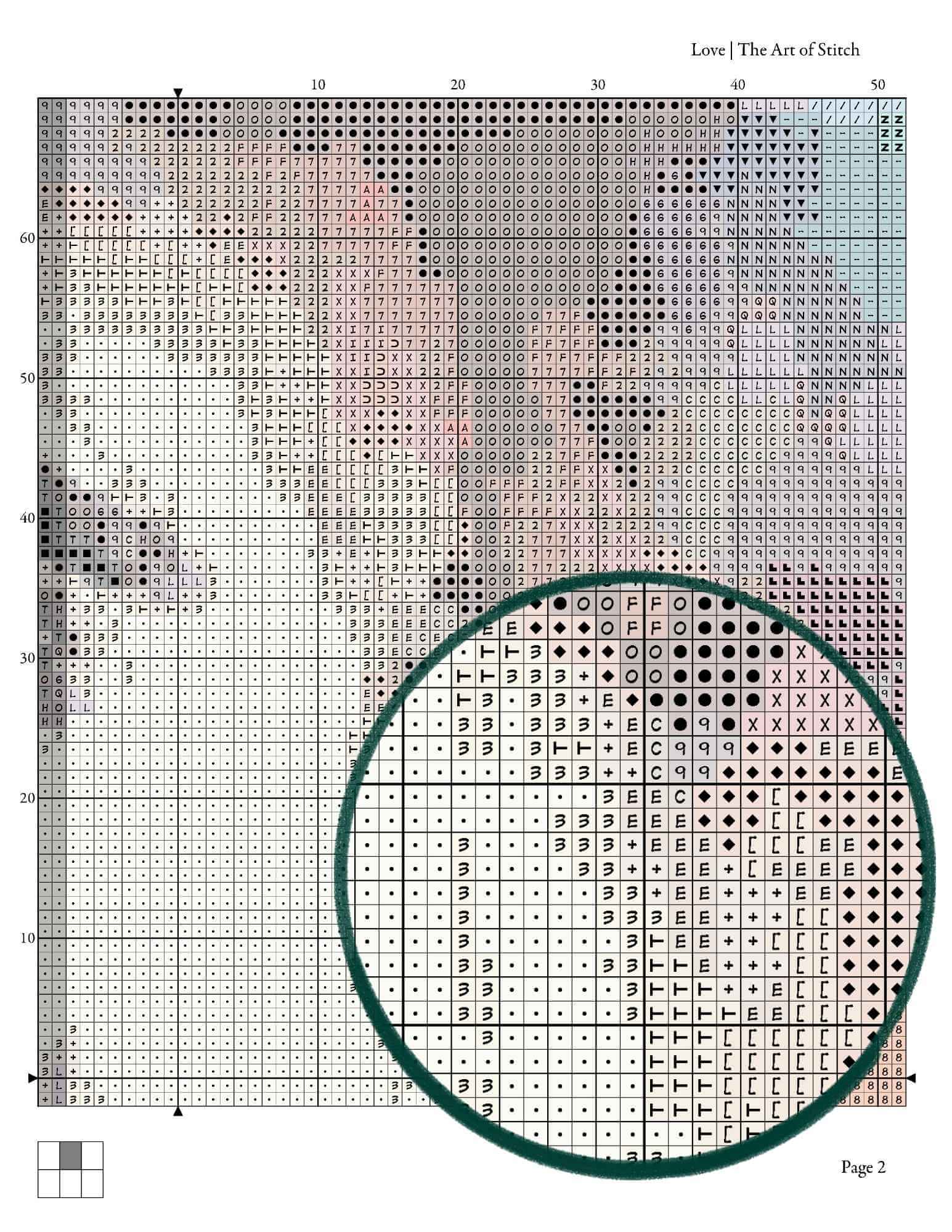 Love Cross Stitch Kit - Premium Cross Stitch Kit - The Art of Stitch
