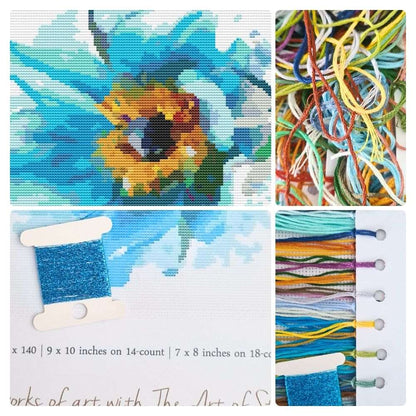 Blue Dreams Cross Stitch Kit | The Art of Stitch