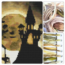 Halloween Night Cross Stitch Kit - Premium Cross Stitch Kit - The Art of Stitch