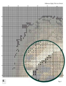 Halloween Night Cross Stitch Kit - Premium Cross Stitch Kit - The Art of Stitch