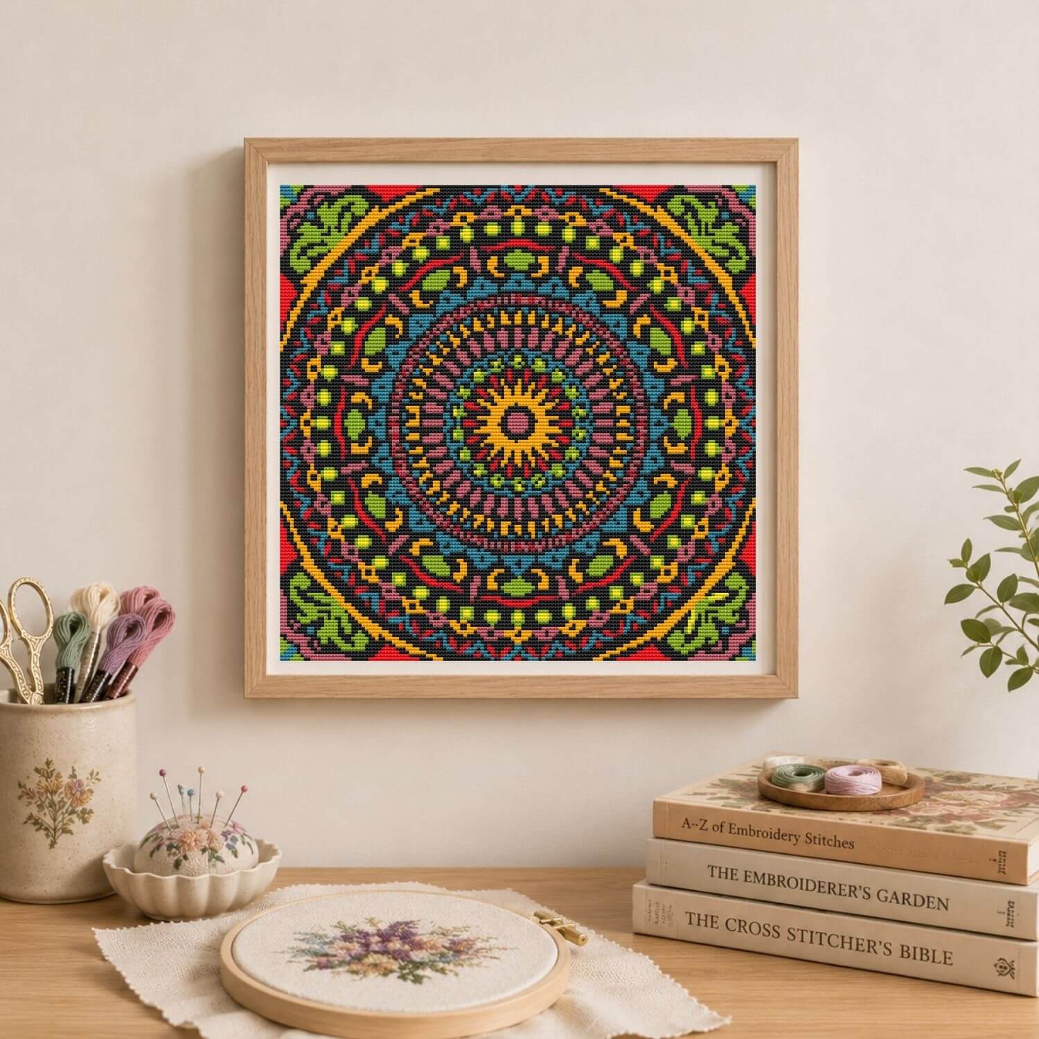 Mandala Series: Hypnotic Cross Stitch Pattern - Premium Cross Stitch Pattern - The Art of Stitch