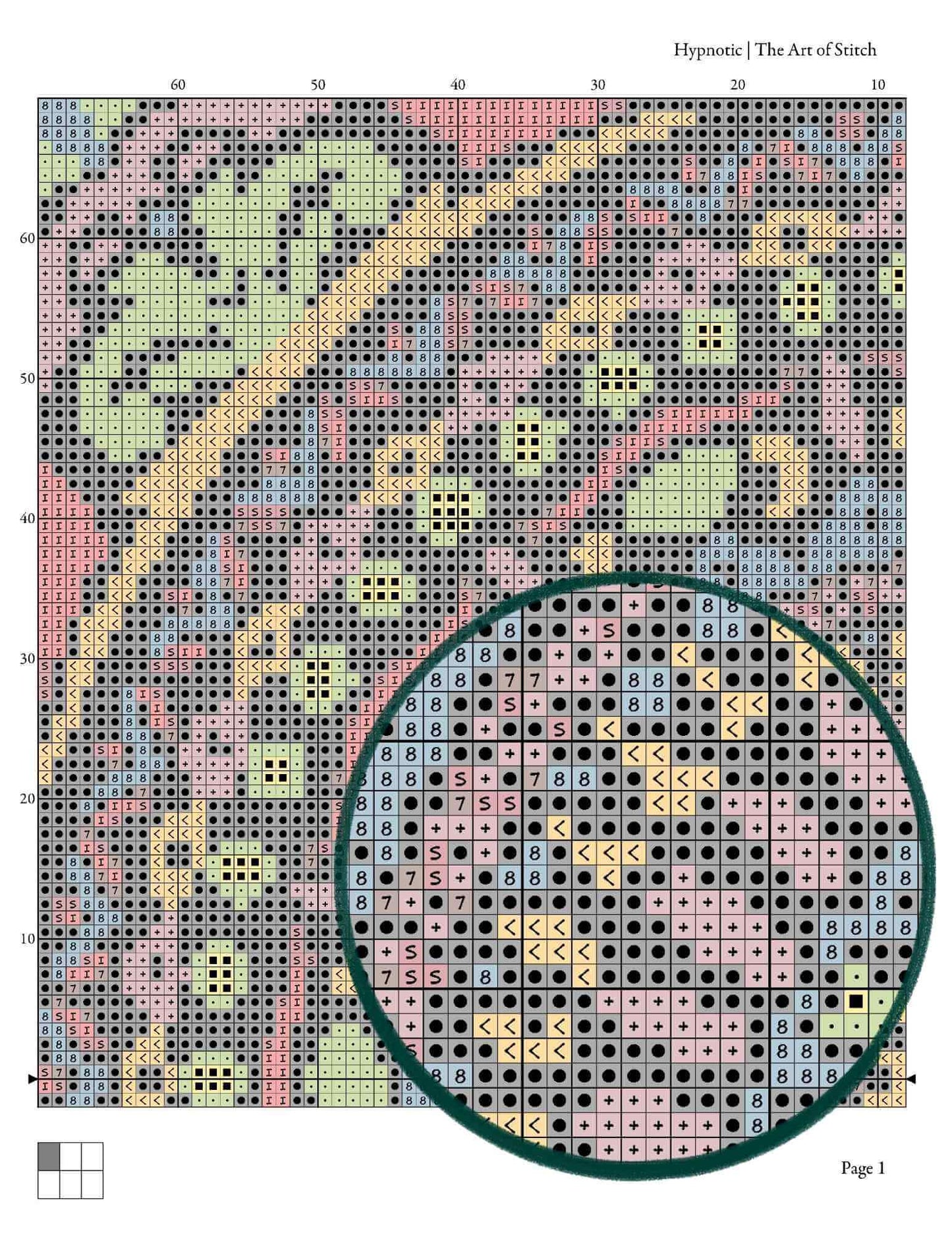 Mandala Series: Hypnotic Cross Stitch Kit - Premium Cross Stitch Kit - The Art of Stitch