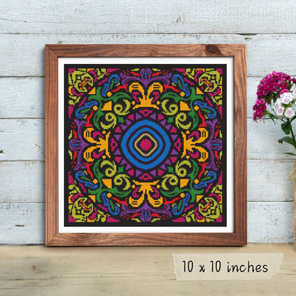 Medley Mandala Cross Stitch Kit | The Art of Stitch