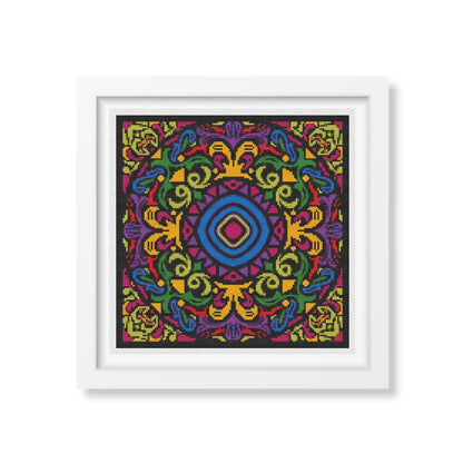 Medley Mandala Cross Stitch Pattern | The Art of Stitch