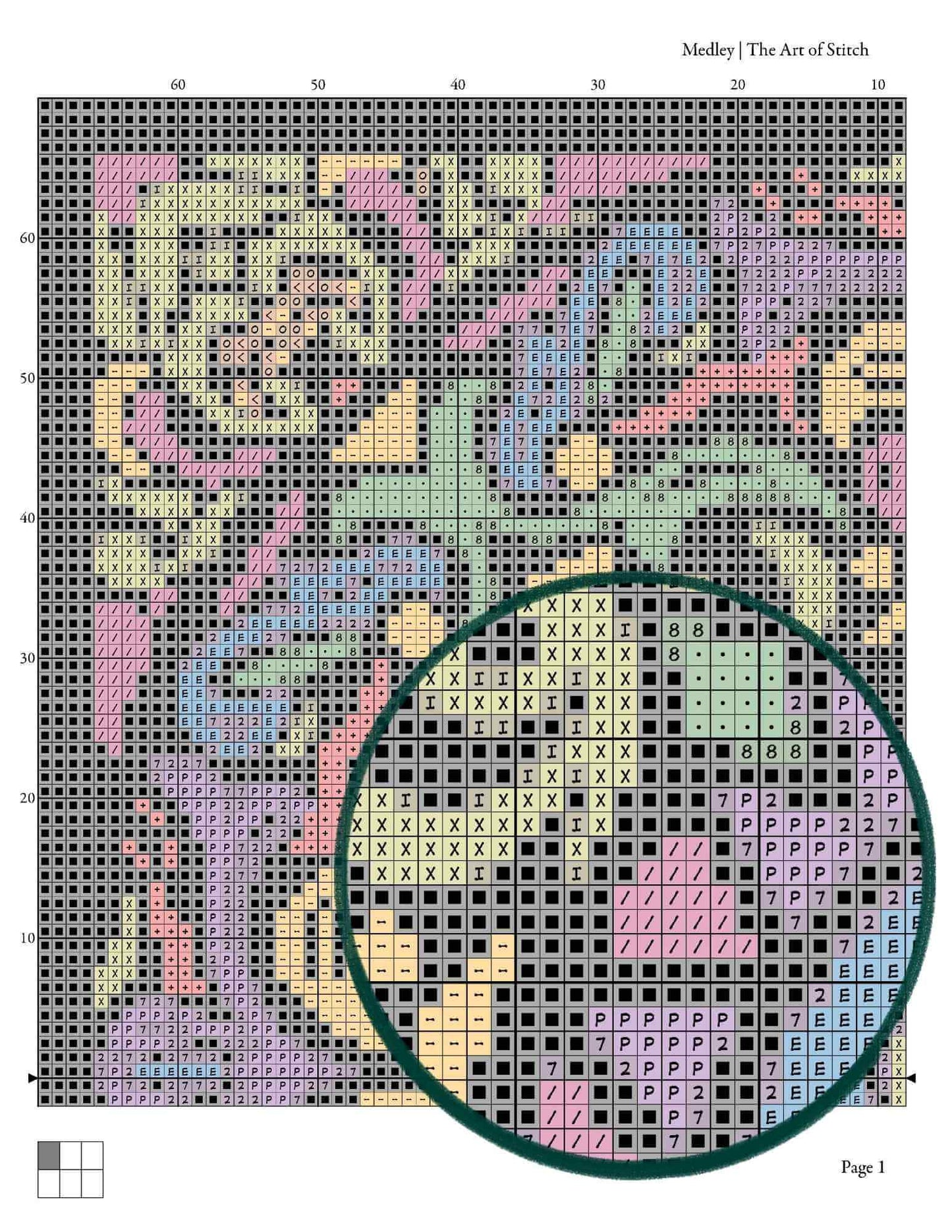 Mandala Series: Medley Cross Stitch Kit - Premium Cross Stitch Kit - The Art of Stitch
