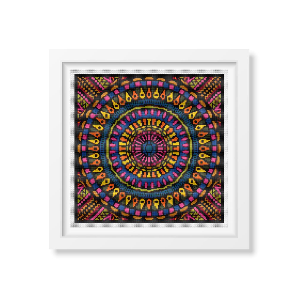 Time Mandala Cross Stitch Kit | The Art of Stitch