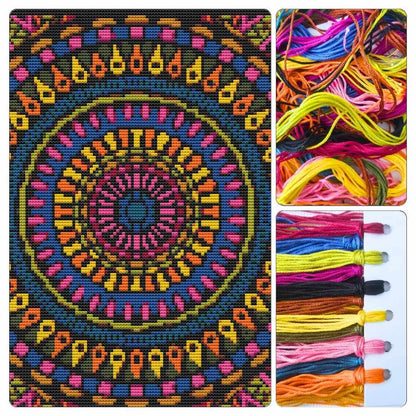 Mandala Series: Time Cross Stitch Kit