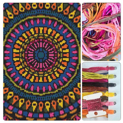 Mandala Series: Time Cross Stitch Kit