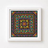 Mandala Series: Harmony Cross Stitch Kit - Premium Cross Stitch Kit - The Art of Stitch