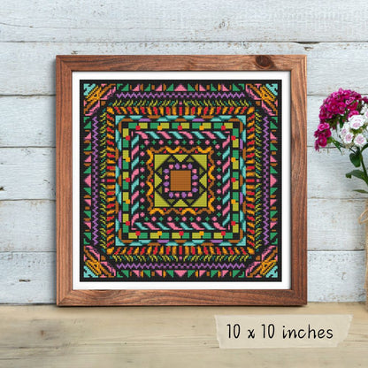 Harmony Mandala Cross Stitch Kit | The Art of Stitch