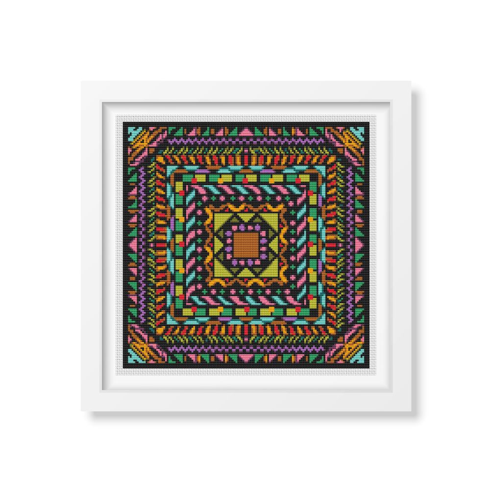 Harmony Mandala Cross Stitch Kit | The Art of Stitch