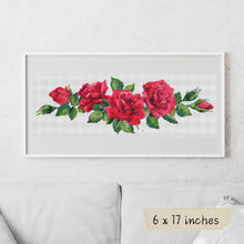 Red Roses Cross Stitch Kit | The Art of Stitch